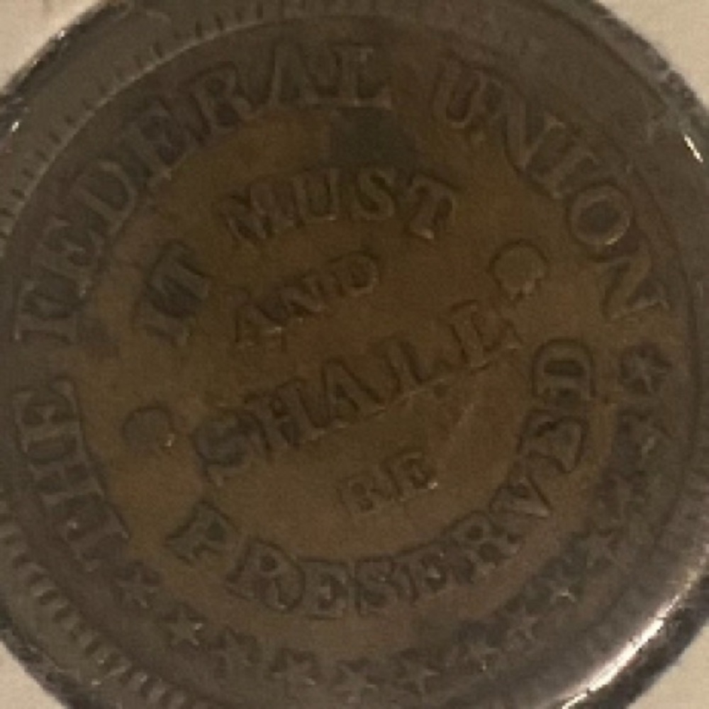 C. 1861-1863 Union Civil War Army & Navy Token - Picture 4 of 6